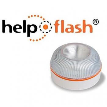 Señalización de Coches y Motos en Caso de Accidente o Emergencia. HELP FLASH Luz de Emergencia, Baliza Destellante y Linterna al Mismo Tiempo. Visible a 1km de Distancia. No Necesita Cables ni Conexión Eléctrica. Resistente a Cualquier Condición Mete