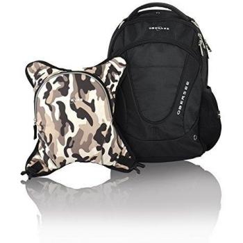 Obersee Oslo - Mochila para pañales con bolsa isotérmica separable