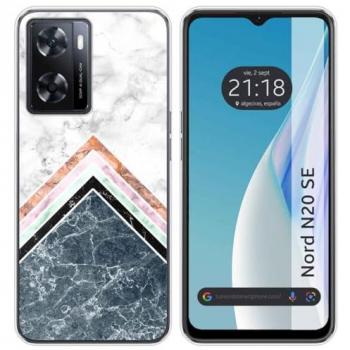 Funda de Silicona para OnePlus Nord N20 SE con Diseño de Mármol 05