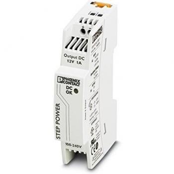 Phoenix Contact STEP-PS/1AC/12DC/1 Rail Mounted Power Supply Unit (PSU) 12V DC 1.1A 12W, Input Voltage: 85...264V, Number of Outputs: 1