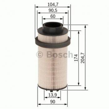 Filtro de combustible BOSCH F 026 402 033 - Tipo: Filtro de combustible, Marca: BOSCH, Número de pieza: F 026 402 033