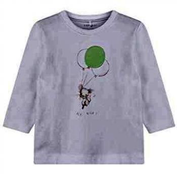 NAME IT Camiseta Manga Larga BEBÉ NIÑA USBE - 56, Bright White
