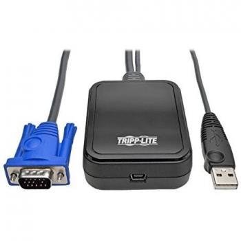 Tripp Lite KVM Console to USB 2.0 Portable Laptop Crash Cart Adapter 1080p with File Transfer & Video Capture