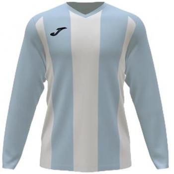 Camiseta manga larga Pisa II celeste blanco Joma