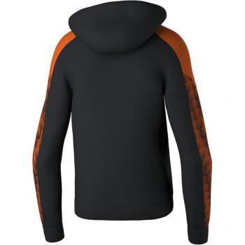 Erima Evo Star Junior Hoodie Black/Orange 140 cm