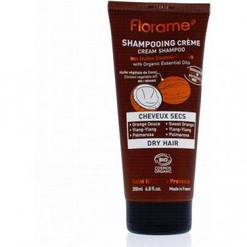 Champú crema para cabello seco de Florame