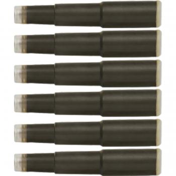 Cross 8926 - Pack de 6 cartuchos de tinta para pluma, color marrón