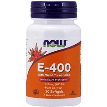 Now Foods Vitamin E-400 IU Mixed Tocopherols - 50 Softgels