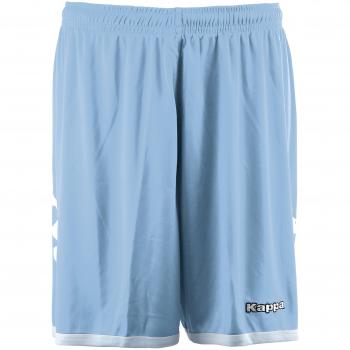 Kappa Salerne Pantalón Corto, Unisex, Celeste/Blanco, 6Y/8Y