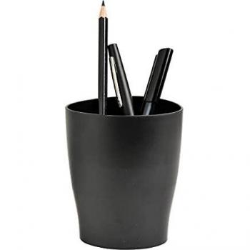 Exacompta Classic 676014d – Portalápices 9,50 x 6 x 8 cm negro