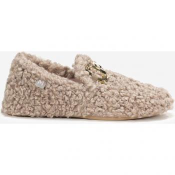 Zapatilla de Casa Cerrada MACARENA Dara Taupe | Forro de Textura Suave