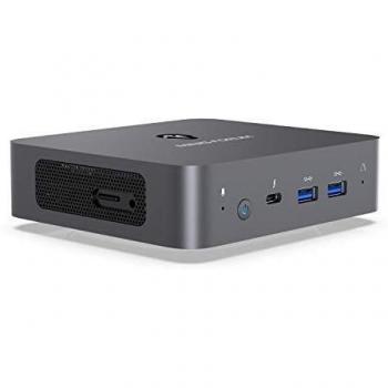 Minis Forum Mini PC Intel Core i3-1005G1 Processor 16GB RAM 512GB SSD Windows 10 Pro Intel WiFi6 BT 5.1 / USB 3.1 x2 / USB 2.0 x2 / RJ45 x 2 / 4K HDMI 2.0 / 5K Display / 5K USB-C Thunderbolt 3