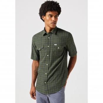 Camisa de Hombre Wrangler Classic Cuadros Rojos Western