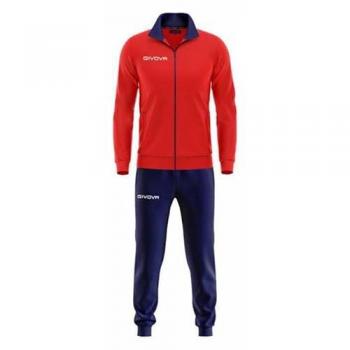 Givova Chándal Torino Rojo, Azul, Multicolor, 3XS Unisex Adulto