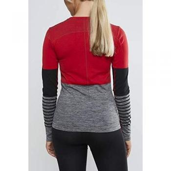 Craft Fuseknit Comfort Blocked RN LS W Baselayer para Mujer, Mujer, Color Multicolor, tamaño Large