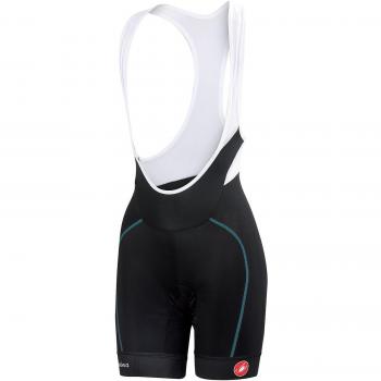 Castelli Culote Corto Con Tirantes Ciclismo Mujer 2018 Velocissima Negro-Sky Azu