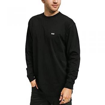 Vans Men's Black Left Chest Hit Long Sleeve T-Shirt