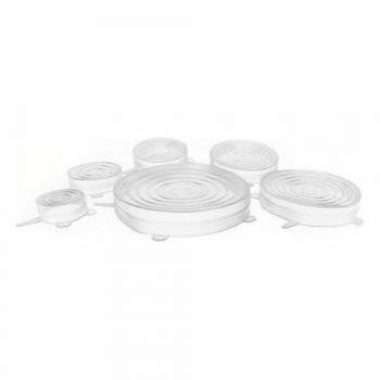 Privilege Set Tapa Silicona Transparente (12 Unidades) (6 pcs)