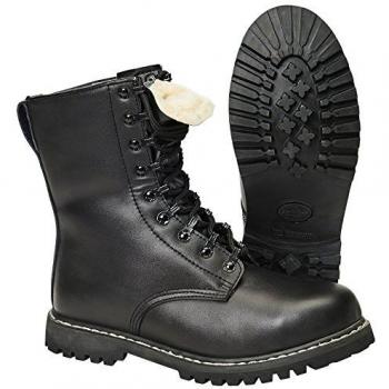 Brandit Black Combat Boots with Steel Toe and Lining EU Size 44
