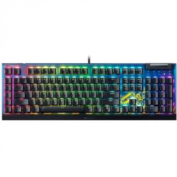 Teclado Gaming Razer BlackWidow V4 X Fortnite - Mecánico, Switches Amarillos, 6 Teclas Macro, RGB Chroma, Conexión USB
