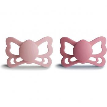 Pack de 2 chupetes anatómicos Frigg Butterfly Silicona 6-18 meses