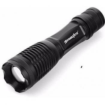 Flashlight,LANDFOX Cree T6 4000LM táctico linterna LED recargable 5 modos de Zoomable