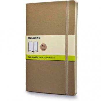 Moleskine Classic - Cuaderno de tapa blanda, color beige caqui