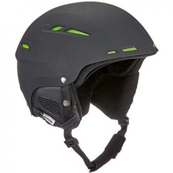 ALPINA Biom C Casco de esquí, Unisex Adulto, Color Negro y Verde Mate, 58-62 cm