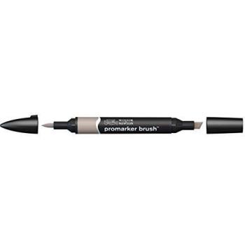 Rotulador Brushmarker Winsor & Newton Punta Pincel Gris Cálido 3