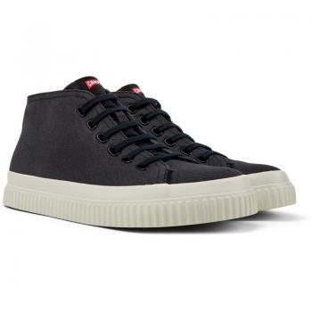Botines de hombre Camper Peu Roda con cordones, color negro y blanco, talla 43