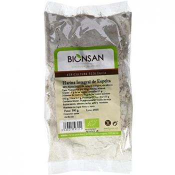 Bionsan Harina de Trigo Espelta Integral Ecológica - 6 Bolsas de 500 gr - Total: 3000 gr