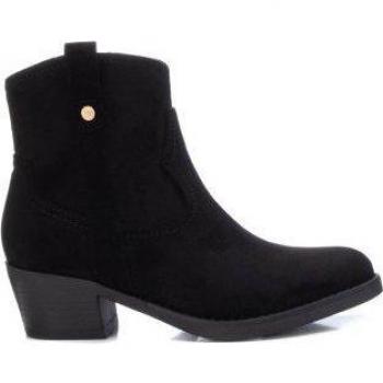 Xti Botines Cowboy para Mujer con Tacón 5cm Negro