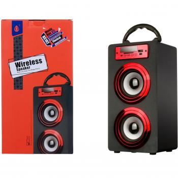 One Plus BS102 - Altavoz con Bluetooth, Color Rojo