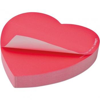 Bloc de Notas Adhesivo Corazón Reposicionable - Legami