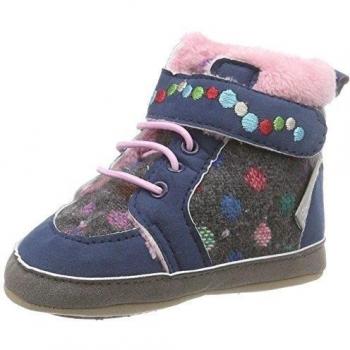 Sterntaler Baby-Schuh - Zapatos primeros pasos de cuero para niña azul Blau