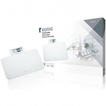 König KNTS10 KN-TS10 BASCULA DE Viaje Maxi, Color Blanco