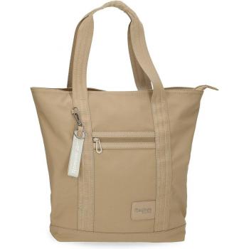 Bolso de hombro Reebok Cherry porta ordenador y tablet, color beige