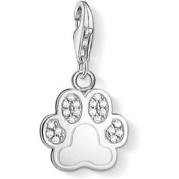 Thomas Sabo Women Charm Pendant Paw Charm Club 925 Sterling Silver 1339-051-14