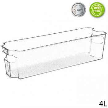 Organizador para Nevera 5five Transparente PET Tereftalato de polietileno (PET) 4 L 37 x 11 cm