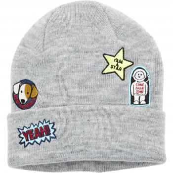 NAME IT Nitmadge Knit Hat M Mini, Sombrero para Bebés, Gris