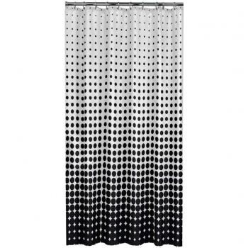 Sealskin cortina de ducha tamaño 180 cm modelo Speckles 233601319 de color Negra