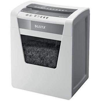 DESTRUCTORA LEITZ IQ OFFICE P5, BLANCO/PLATA