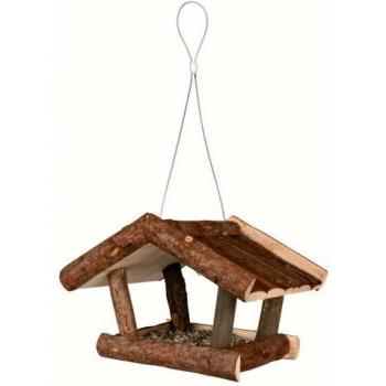 TRIXIE Comedero pajaros Natura 32x23x20 cm madera pino
