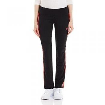 adidas Basic 3S Pant - Pantalón para mujer, color negro / rojo , talla 2XLS