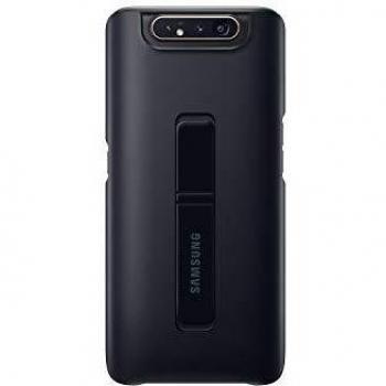 Samsung Galaxy A80 Standing Cover Case - Black