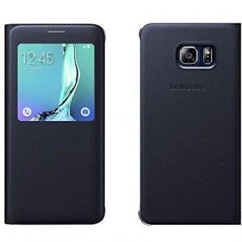 Samsung BT-EFCG928PBEGWW - Funda para Samsung Galaxy S6 Edge +, color negro- Versión Extranjera