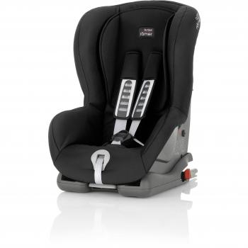 BRITAX RÖMER Silla Coche DUO plus con Varias Opciones de Instalación y Protección Superior Niño de 9 a 18 kg Grupo 1 de 9 Meses a 4 Años, Cosmos Black