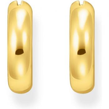 Thomas Sabo Medium Chunky Gold Plated Hoop Earrings CR747-413-39