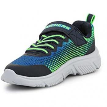 Zapatillas Skechers GO RUN 650-NORVO para Niños, Azul Marino y Lima, Talla 37 EU