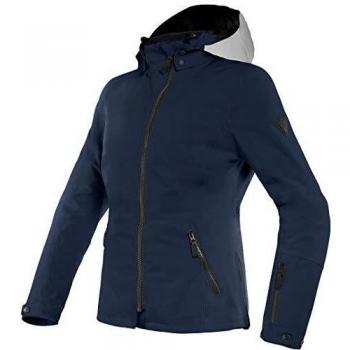 Chaqueta de Moto Dainese Mayfair D-Dry para Mujer, Gris Glacier/Negro Iris, Talla 40